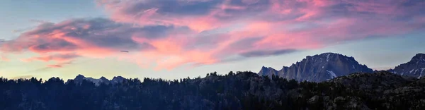 Seneca Lake Rocky Mountains Wind River Range Wyoming Widoki Plecakiem — Zdjęcie stockowe