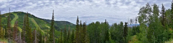 Park City Empress Pass Vistas Del Paisaje Panorámico Largo Las — Foto de Stock