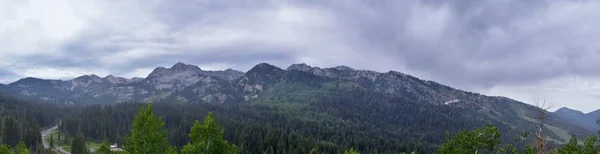 Gardist Pass Över Panoramic Landscape Pass Midway Och Heber Dal — Stockfoto
