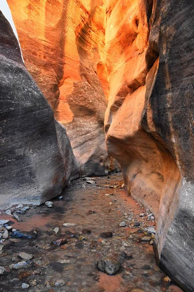 Kanarraville Fälle Ausblicke Entlang Des Wanderweges Von Fällen Bach Fluss — Stockfoto