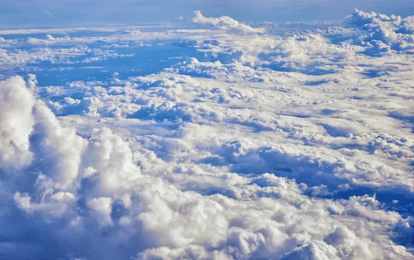 Vue Aérienne Cloudscape Dessus Des États Midwest Vol Dessus Colorado — Photo