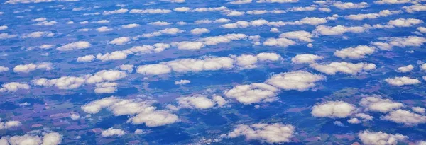 Εναέρια Άποψη Cloudscape Πάνω Από Midwest Κρατών Πτήση Πάνω Από — Φωτογραφία Αρχείου