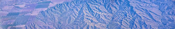 Veduta Aerea Paesaggi Topografici Stati Del Midwest Volo Colorado Kansas — Foto Stock