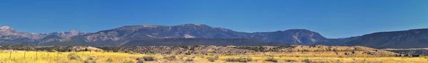 Utah Rocky Mountain Wasatch Panoramautsikt Över Landskap Fishlake National Forest — Stockfoto