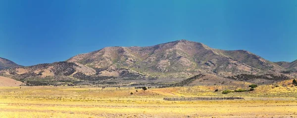 Utah Rocky Mountain Wasatch Panoramic Landscapes Fishlake National Forest Longo — Fotografia de Stock