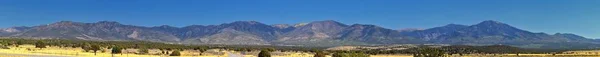 Utah Rocky Mountain Wasatch Panoramic Landscapes Fishlake National Forest Longo — Fotografia de Stock