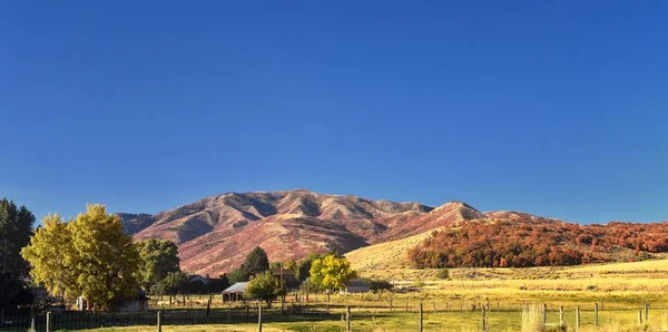 Mantua Reservoir Landscape Views Mantua Small Town Eastern Edge Box — Stock Photo, Image