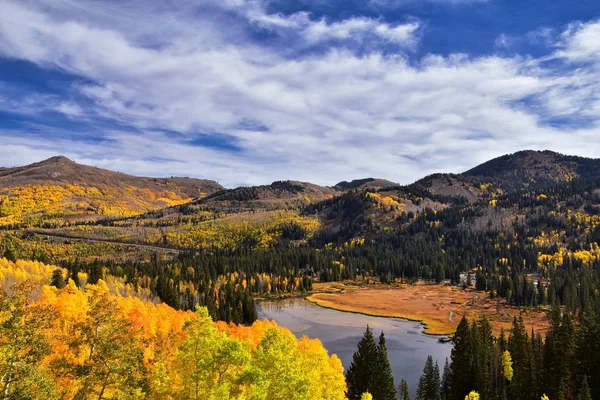 Silver Lake Solitude Brighton Ski Resort Nel Big Cottonwood Canyon — Foto Stock