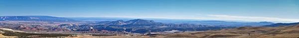 Panorama Landscapes Pemandangan Dari Road Flaming Gorge National Recreation Area — Stok Foto