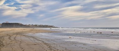 La Misyon Valley manzara ve Meksika Batı kıyısında evler kapı inanç ve Buena Vida yetimhane, Tijuana, Meksika Güney Pasifik Okyanusu yakınlarındaki küçük bir kanyon Beach. 