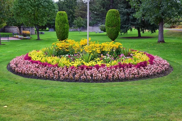 Uitzicht Vanaf Internationale Vrede Tuinen Die Een Botanische Tuin Jordan — Stockfoto