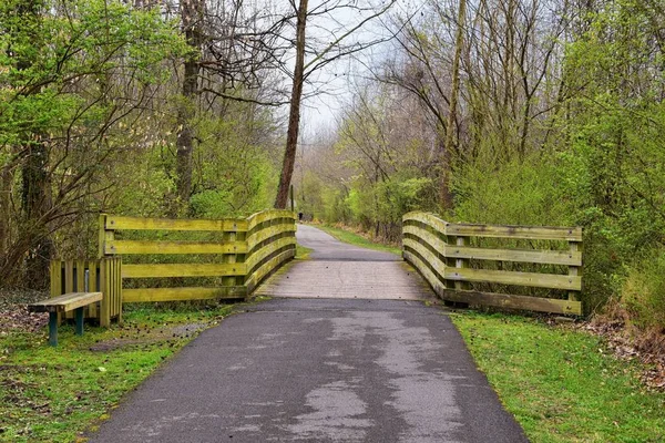 Views Bridges Pathways Shelby Bottoms Greenway Natural Area Cumberland River — Stock Photo, Image