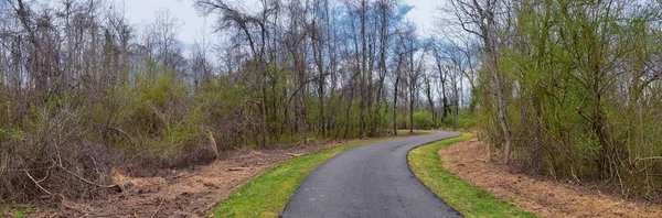 Widoki Natury Szlaków Wzdłuż Shelby Bottoms Greenway Natural Area Cumberland — Zdjęcie stockowe