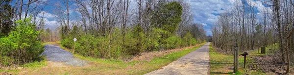 Widoki Natury Szlaków Wzdłuż Shelby Bottoms Greenway Natural Area Cumberland — Zdjęcie stockowe