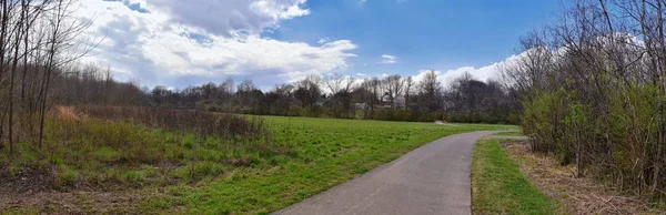 Vistas Natureza Caminhos Longo Shelby Bottoms Greenway Área Natural Cumberland — Fotografia de Stock