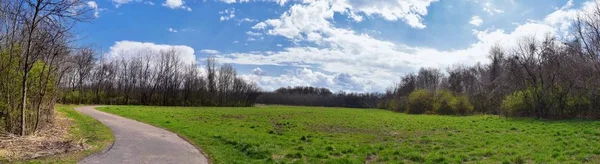 Vistas Natureza Caminhos Longo Shelby Bottoms Greenway Área Natural Cumberland — Fotografia de Stock