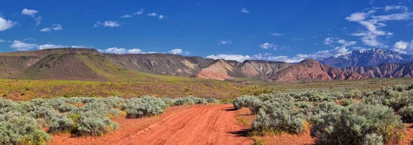 Views Red Mountain Wilderness Snow Canyon State Park Millcreek Trail — Stock Photo, Image