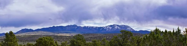Snowcanyon Přehlédnout Výhled Divočiny Rudé Hory Pěší Túry Státní Park — Stock fotografie