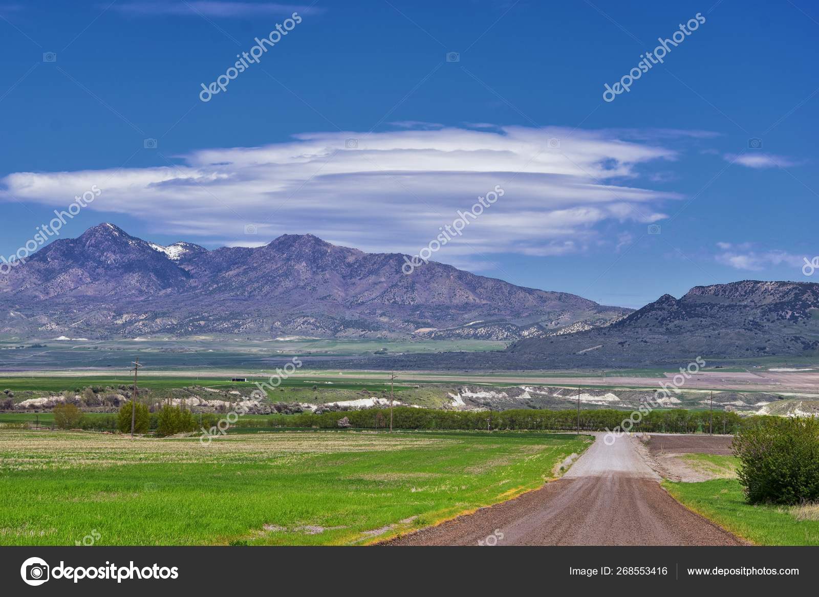 Tremonton Logan Valley Landscape Views Highway Pass Including Fielding