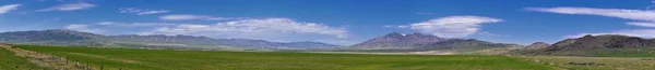 Tremonton Und Logan Valley Landschaft Ansichten Von Highway Pass Einschließlich — Stockfoto
