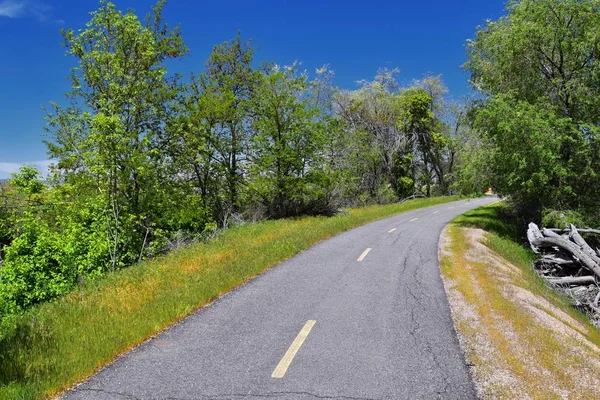 Йорданія River Бульвар Trail Редвуд Межують Спадщиною Шлях Бульвар Панорама — стокове фото