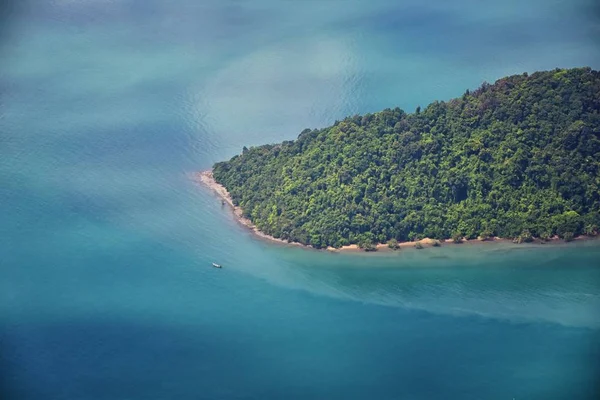 Phuket Tailândia Drone Aéreo Visão Olho Pássaro Foto Mar Tropical — Fotografia de Stock