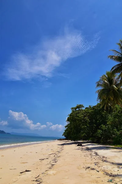 Insel Meerblick Der Nähe Von Phuket Thailand Mit Blauem Türkisfarbenem — Stockfoto