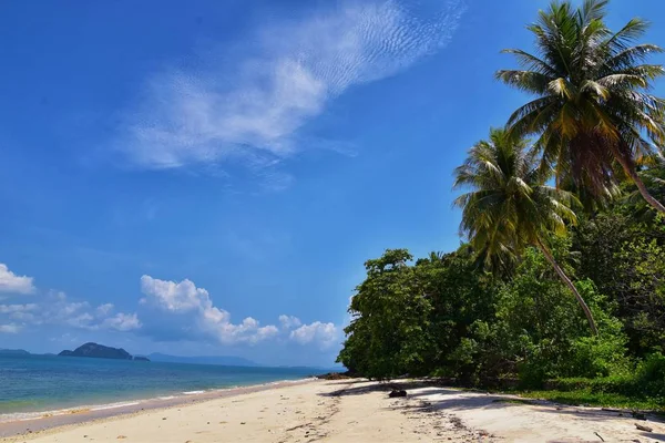 Insel Meerblick Der Nähe Von Phuket Thailand Mit Blauem Türkisfarbenem — Stockfoto