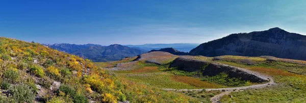 Timpanogos Hiking Trail Landscape Views Uinta Wasatch Cache National Forest — Stock Photo, Image