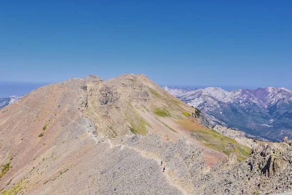 Timpanogos Caminhadas Trilha Paisagem Vistas Uinta Wasatch Cache National Forest — Fotografia de Stock