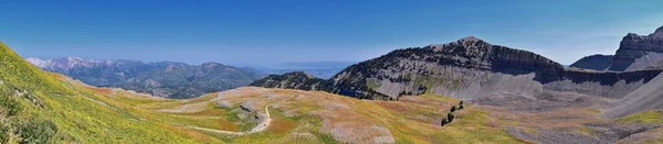 Timpanogos Πεζοπορία Θέα Τοπίο Μονοπάτι Στην Uinta Wasatch Cache Εθνικό — Φωτογραφία Αρχείου