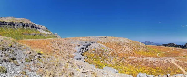 Timpanogos Πεζοπορία Θέα Τοπίο Μονοπάτι Στην Uinta Wasatch Cache Εθνικό — Φωτογραφία Αρχείου