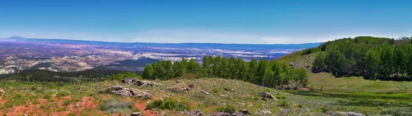 Boulder Mountain Homestead Widok Scenic Byway Highway Pobliżu Grand Staircase — Zdjęcie stockowe