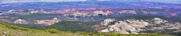 Boulder Mountain Homestead Overlook Views Scenic Byway Highway Grand Staircase — Stock Photo, Image