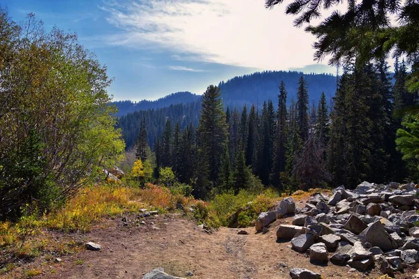 Lake Mary Martha Catherine Caminhadas Trilhas Vistas Para Sunset Peak — Fotografia de Stock