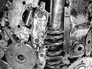 motoru dişli bir soyut sanayi veya makine arka plan, araç kümesi olarak