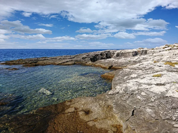 Paisaje Istria Vista Hermosos Lugares Descanso Europeos Croacia Casco Antiguo — Foto de Stock