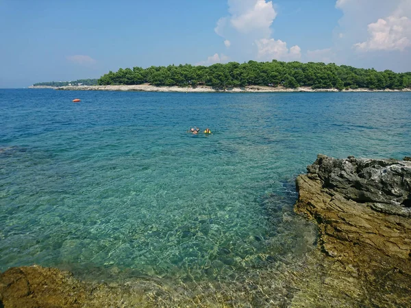 Paisaje Istria Vista Hermosos Lugares Descanso Europeos Croacia Casco Antiguo — Foto de Stock