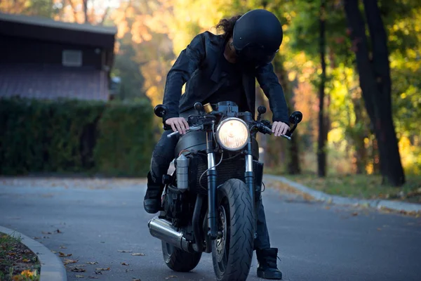 Caferacer Motocicleta Personalizado Melhor — Fotografia de Stock