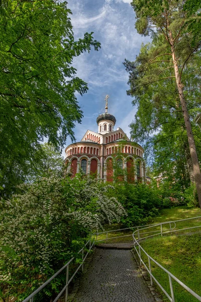 Vladimir Rus Ortodoks Kilisesi Marianske Lazne Marienbad Çek Cumhuriyeti Nin — Stok fotoğraf