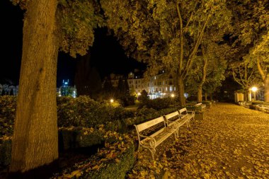 Gece Spa Colonnade - Çek spa kenti Marinsk İzn - Çek Cumhuriyeti