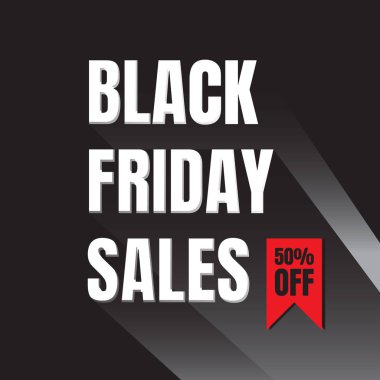 Kasım tanıtımı Kara Cuma satış vektör logosu pankart tasarımı 