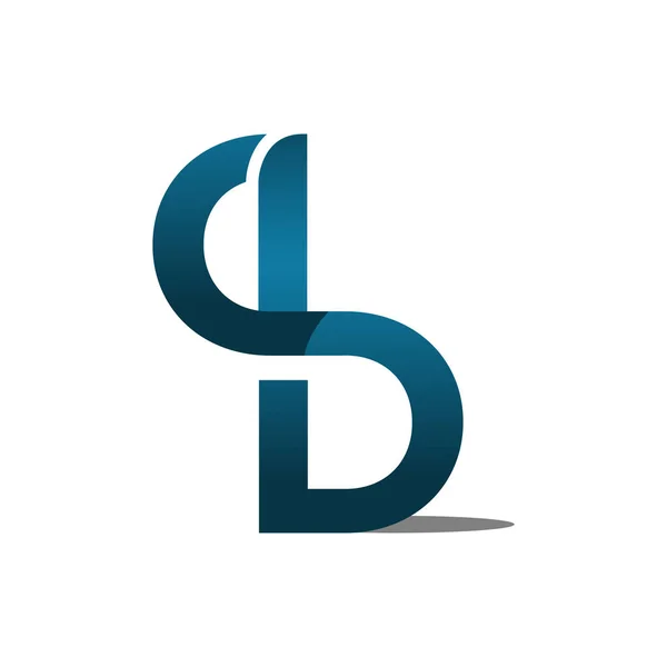 Alphabet logo design for business company. — Stock Vector