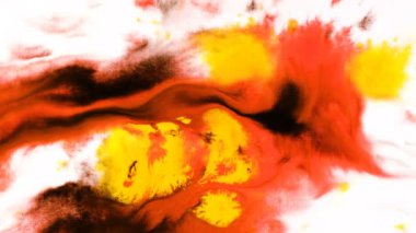 Islak bir levha, kağıt üzerinde psychedelic soyut sprey üzerine suluboya boya damla mürekkep