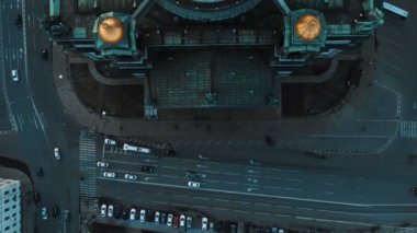 St. Petersburg St Isaacs Katedrali drone fantastik atış.