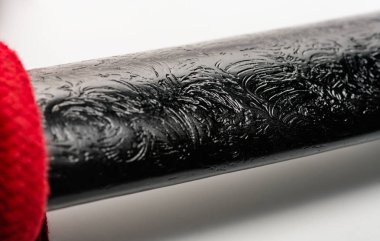 güzel metal Asya geleneksel kılıç Tayland beyaz arka planda, metal Asya kılıç stili