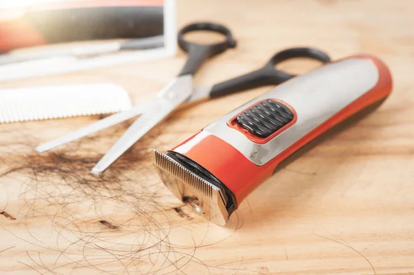 Cortador Cabelo Elétrico Barba Elétrica Aparador Restolho — Fotografia de Stock