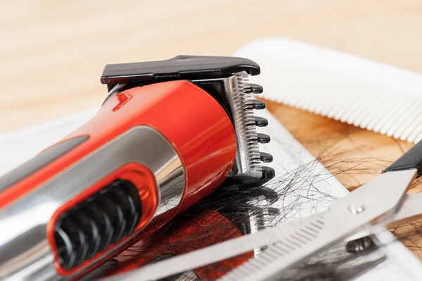 Elektrische Haartrimmer Elektrische Baard Stoppels Trimmer — Stockfoto