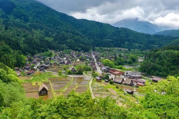 Shirakawago Village Shirakawa Village Patrimoine Mondial Été Shirakawago Est Village — Photo