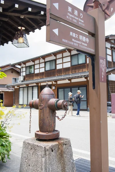 Gifu Japon Mai 2016 Bouche Incendie Vintage Shirakawago Shirakawago Village — Photo